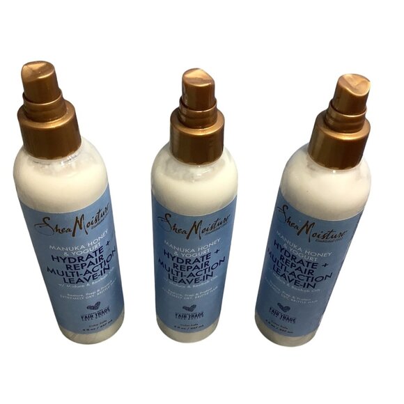 3 SheaMoisture Manuka Honey & Yogurt Hydrate + Repair Multi-Action Leave-In 8oz - Picture 3 of 4